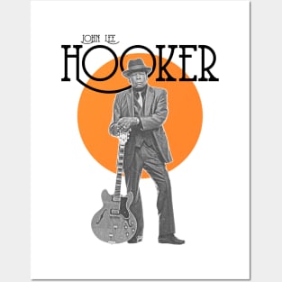 John Lee Hooker \\ Retro Blues Icon Tribute Posters and Art